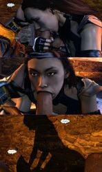 1boy 1boy1girl 1girls 3d blowjob kitana mortal_kombat mortal_kombat_11 partial_male scorpion_(mortal_kombat) shadow smokescreen117 sucking sucking_penis