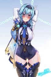 eula (genshin impact) from genshin impact by zero130