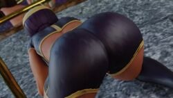 1girls 3d all_fours animated ass ass_focus ass_shake bare_shoulders black_shorts capcom dark_skin egyptian female from_behind huge_ass jiggle kishi menat_(street_fighter) no_sound purple_hair shiny shiny_clothes shiny_hair shiny_skin short_hair short_shorts shorts solo street_fighter street_fighter_v stripper stripper_pole thick_thighs thighhighs twerking video webm