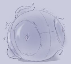 big_breasts blueberry_inflation breasts female notmrsatsuma spherical_inflation sunken_limbs tagme