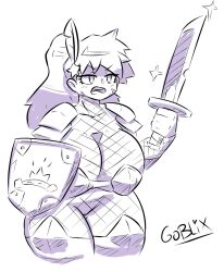 2d breast goblix goblix18 knight original_character skarlet