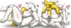 1boy 1girls 2d aged_up ass big_breasts blush breasts duo enigi09 erect_nipples female goat goat_ears goat_girl goat_horns heart kissing larger_female larger_penetrated lizard male monster_kid nipples penis pussy pussy_juice reptile sex size_difference smaller_male sweat tail testicles toriel undertale undertale_(series) vagina