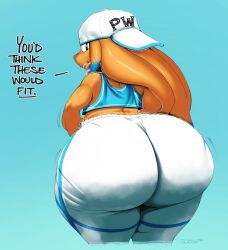 alien anthro ass big_ass bubble_butt femboy huge_ass large_ass looking_at_viewer looking_back lumi_(hevymin) male male_only puwa sqoon sqoons tagme thick_thighs wide_hips