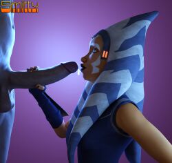 1boy 1girls 3d ahsoka_tano airress3d_(3d-modeller) alien alien_girl armor background balls big_penis blender blue_clothing clone_wars clothed_female cum cum_drip dress duo eyes facial_markings female fingerless_gloves gloves handjob headband headgear horn human human_on_humanoid humanoid interspecies kissing kissing_penis large_penis light-skinned_male light_skin lips long_gloves looking_up looking_up_at_partner male markings nude_male open_eyes orange_body penis precum side_view signature simple_background sleeveless smitty34 standing star_wars straight tentacle tentacle_hair the_clone_wars:_season_seven togruta unseen_male_face vambraces violet_background