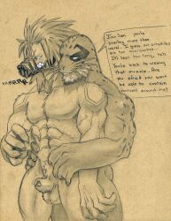 anthro balls bara canine_penis gay hound_dog_(my_hero_academia) long_hair male male_only monochrome muscles muscular muzzle_(object) muzzled my_hero_academia penis ryo_inui seal selkie_(my_hero_academia) sheath speech_bubble spotted_seal tush whiskers yaoi