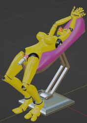 3d blender blender_(software) bondage five_nights_at_freddy's five_nights_at_freddy's_2 sex_toy toy_chica_(fnaf) unfinished_background vibrator