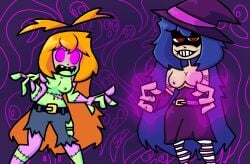 ceil cel magic necromancy not_ceil oc original_character witch witch_hat zombie zombie_girl