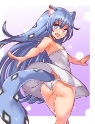 blue_eyes blue_hair cougar1404 panties tagme white_dress