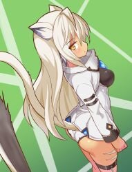 ass cat_ears cat_tail catgirl cougar1404 tagme weapon white_hair