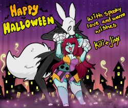 amelie_(jinx_doodle) big_breasts breasts female halloween jinx_doodle kili_(kilinah) tagme