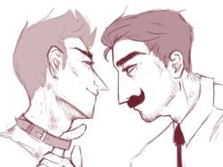 collar gay gay_domination hello_neighbor helloneighbor neighbor_(hello_neighbor) nicky_roth nickyroth theodore_peterson theodorepeterson tied_up yaoi