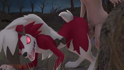 16:9 2022 3d 3d_(artwork) all_fours ambiguous_penetration animated balls chest_tuft digital_media_(artwork) duo female feral generation_7_pokemon genitals hi_res humanoid_genitalia humanoid_penis interspecies loop lycanroc male male/female male_on_feral midnight_lycanroc mp4 naked nintendo no_sound nude outside penetration penis pokémon_(species) pokemon pokephilia red_eyes red_sclera short_playtime source_filmmaker standing tuft video video_games webm widescreen zensintemple