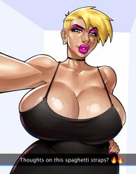 1girls artist_name ass big_ass big_breasts bimbo breasts busty cleavage eyebrows eyelashes eyes female female_focus female_only fit fit_female freckles hair hips hourglass_figure huge_ass huge_breasts human iacolare jacogram large_ass large_breasts legs light-skinned_female light_skin lyza_(jacogram) original original_character short_hair showing_off_breasts snapchat thick thick_legs thick_thighs thighs toned toned_female upper_body very_short_hair voluptuous waist wide_hips