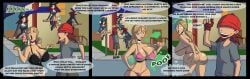 andy_gomez bikini blonde_hair blue_eyes body_control choker cleavage collar comic faceless_male gewd-boi jennifer_sweeny large_breasts monster_madness witch_(monster_madness)