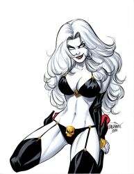 1girls big_breasts bulging_breasts chaos_comics coffin_comics curvy_body curvy_figure female_focus high_resolution lady_death latex_bra latex_gloves latex_thighhigh_boots long_hair looking_at_viewer queen_of_the_dead scott_dalrymple seductive_look tagme voluptuous_female white_hair white_sclera