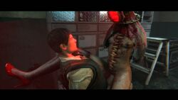 3d female light reverse_rape ride shade teeth the_evil_within the_evil_within_2