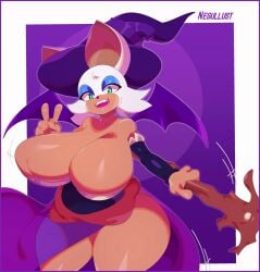 furry halloween huge_breasts negullust rouge_the_bat sega sonic_(series)