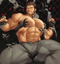 chris redfield from resident evil by ruisselait