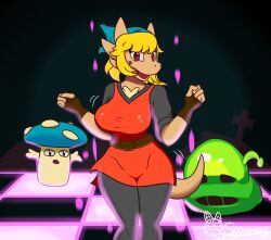 anthro big_breasts breasts crypt_of_the_necrodancer ellobitosprammy female furry slime tagme