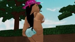 3d ass boobs inviting long_hair pink_hat pinkishpinkas pixelatedcandy roblox roblox_avatar roblox_game robloxian tagme tongue tongue_out twisted_murderer