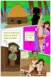 1boy 1girls bheem bimbo chhota_bheem comic english english_text female high_heels indian indian_female male op_bheem original rex21 sex speech_bubble straight tagme text