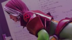 1girls 3d animated anna_marie ass ass_focus ass_shake bodysuit brown_hair fortnite fortnite:_battle_royale gloves huge_ass jacket jiggle kishi long_hair marvel marvel_comics multicolored_hair red_hair rogue_(fortnite) rogue_(x-men) shiny shiny_ass shiny_clothes shiny_hair skin_tight solo thigh_boots thigh_clothes twerking two-tone_hair video webm white_hair x-men