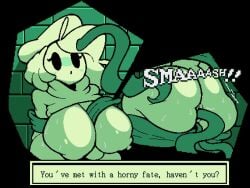 1girls anal anal_penetration ass big_ass big_breasts breasts female game_boy mario_(series) pixel_art sex shy_gal super_mario_bros. tentacle tentacle_sex thick_thighs windreg