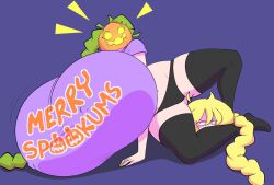 big_breasts breasts cassie_(theycallhimcake) christmas female halloween holly_(theycallhimcake) stolen_body tagme theycallhimcake