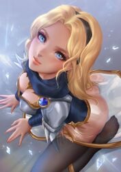 heheneko league_of_legends luxanna_crownguard tagme