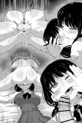 1futa 1girls anus ass back back_view balls bar_censor big_breasts blowjob blush bottomless breasts censored chainsaw_man clothed clothing comic cum cum_in_pussy cum_inside dakkoku_jiro duo ejaculation erection fellatio female finger_in_mouth full-package_futanari futa_on_female futanari greyscale huge_cock human kissing mitaka_asa monochrome mostly_clothed on_stomach oral orgasm partially_clothed penetration penis pleasure_face prone_bone pussy scar scar_on_face school_uniform schoolgirl selfcest sex testicles thighs vaginal_penetration vaginal_sex veiny_penis yoru_(chainsaw_man)