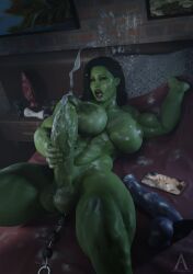 1futa 3d abs amazonium anal_beads areolae athletic athletic_female bed biceps big_balls big_breasts big_penis black_hair black_widow_(marvel) blender breasts buttplug cum_covered_cock cum_on_body cum_on_breasts cum_rope dildo ejaculation futa_only futanari genitals green-skinned_futanari green_eyes green_lips green_skin hi_res horsecock_dildo huge_cock large_areolae large_balls large_breasts large_penis large_testicles lying marvel masturbation muscular muscular_arms muscular_female muscular_futanari muscular_legs muscular_thighs natasha_romanoff nipples on_back on_bed penis phone phone_screen pleasure_face plump_lips pornography sex_toy she-hulk solo veiny_penis watching_porn