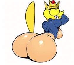 ai_generated animated ass ass_focus ass_shake ass_up bubble_butt butt_focus huge_ass huge_butt loop mario_(series) nai_diffusion princess_peach stable_diffusion twerking