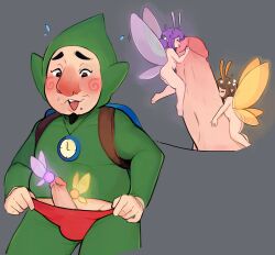 1boy 2girls artist_request fairy female majora's_mask male male/female male_focus microphilia minigirl multiple_girls penis rule_63 size_difference tael tatl the_legend_of_zelda tingle young