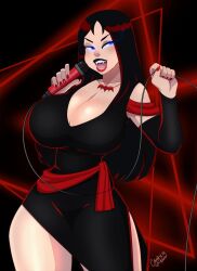 1girls big_breasts bimbo black_lipstick blue_eyes breasts busty candy_bandit cleavage curvaceous curvy digital_media_(artwork) eyebrows eyelashes eyes female female_focus female_only female_vampire fit fit_female goth hair hanna-barbera hex_girls hips hourglass_figure huge_breasts human ladycandy2011 large_breasts legs light-skinned_female light_skin lips lipstick scooby-doo thick thick_legs thick_lips thick_thighs thighs thorn_(hex_girls) top_heavy upper_body vampire voluptuous waist wide_hips