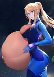 samus aran from metroid by fatwhaletits