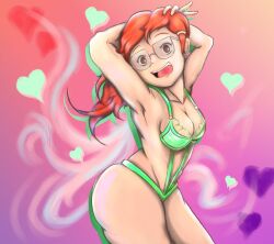 ass breasts breasts cartoon_network glasses hbo_max infinity_train lingerie ponytail tease tulip_olsen