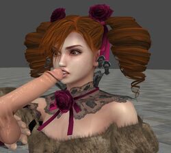 1boy 3d amy_sorel erection female male partial_male penis ratounador soul_calibur tagme xnalara