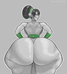 1girls ass avatar_legends avatar_the_last_airbender big_ass bottom_heavy breasts bubble_butt clothing earth_kingdom fat_ass female female_only hands_on_hips huge_ass hyper hyper_ass ignantastro large_ass looking_at_viewer looking_back massive_ass smile solo stardustpapi thick_ass thick_thighs thunder_thighs toph_bei_fong wide_hips