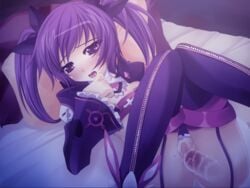 aisha_(elsword) elsword onsen_tamago_(nurumayu_onsen) purple_hair sex tied_hair twintails vaginal_penetration void_princess_(elsword)