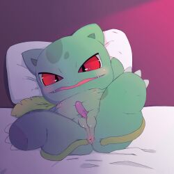 boy bulbasaur furry male non-human penis pokémon pokémon_(species) pokemon pokemon_(species) slightly_chubby solo tagme watermelon_(artist)