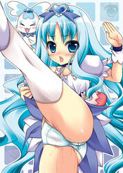 ass blush breasts clothing cure_marine heartcatch_precure! heartcatch_pretty_cure! kurumi_erika magical_girl nipples panties precure pretty_cure sakura_hanatsumi underwear wet_panties