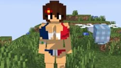 1boy 1girls 3d animated animation between_breasts bikini brown_hair compliment complimenting_partner dialogue dominant_male french french_female french_flag french_flag_bikini grabbing grabbing_another's_ass grabbing_ass grabbing_from_behind head_between_breasts head_in_breasts horny horny_female horny_male huge_breasts jiggle jiggling_breasts longer_than_30_seconds longer_than_one_minute mature_female mature_male milf mine-imator minecraft moan moaning moaning_in_pleasure moans monster monster_boy monster_boy/female_human music original original_character original_characters size_difference slapping_ass slapping_butt smaller_male sound tagme taller_female taller_girl text vex_(minecraft) video
