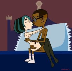 accurate_art_style alegwen714 boobs breasts cameron_(tdi) gwen_(tdi) pubic_hair total_drama:_revenge_of_the_island total_drama_island