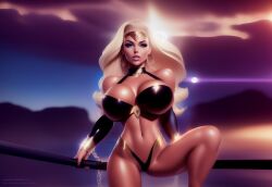 1girls ai_generated athletic athletic_female big_breasts bimbo bimbo_lips blonde_hair blue_eyes breasts busty cleavage coxville_stories curvaceous curvy difdif12 digital_media_(artwork) eyebrows eyelashes eyes eyeshadow female female_focus female_only hair hips hourglass_figure huge_breasts human jenny_summers large_breasts legs light-skinned_female light_skin lips lipstick long_hair makeup mascara pink_lips pink_lipstick round_breasts shiny_hair shiny_skin stable_diffusion thick thick_legs thick_lips thick_thighs thighs top_heavy upper_body voluptuous waist wide_hips wonder_jenny wonder_woman_(cosplay)