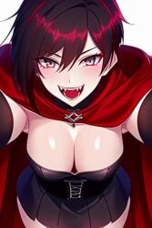 ai_generated animated cape corset mp4 music powerpoint ruby_rose rwby sound vampire video