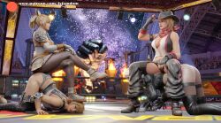 2girls 3d 3d_(artwork) american beaten big_ass big_butt black_boots blender blonde_hair boot_fetish boots cassandra_alexandra catfight cowboy_boots cowboy_gloves cowboy_hat dead_or_alive dead_or_alive_5 dominant dominant_female domination dominatrix female female_domination femdom fight fighting_ring fingerless_gloves foot_on_head footwear glasses gloves handwear hat headwear helpless human incest jvfemdom leather_boots legs lezdom milf nier:_automata on_all_fours pale_skin pantyhose ponytail public ryona short_hair sisters sitting sitting_down sitting_on_person sophitia_alexandra soul_calibur stadium stepped_on stepping_on_female stepping_on_head stockings stomp stomping texan thick_ass thick_thighs thighs tina_armstrong trample trampling white_hair wrestling yorha_2b yuri