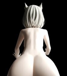 1girls 3d animated back behind_view blender blender_cycles butt butt_cheeks butt_focus cat_ears catgirl completely_nude completely_nude_female from_behind gigantic_ass grey_hair light-skinned_female light_skin medium_breasts mio_(xenoblade) mp4 naked no_sound nude nude_female pale-skinned_female pale_skin pov pov_eye_contact sex short_hair shoulders sideboob simple_background topless video video_game_character white_hair woman xenoblade_(series) xenoblade_chronicles_(series) xenoblade_chronicles_3 zinklepon