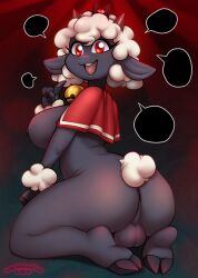 lamb (cult of the lamb) from cult of the lamb by marshmallow-ears