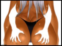 1girl 1girls ass ass_focus ass_grab big_ass dark-skinned_female dark_skin digital_drawing_(artwork) digital_media_(artwork) eiden female gri_gri grinis_quatre_gricom hair hips huge_ass human larger_female legs lips long_hair lower_body mature mature_female thick thick_legs thick_lips thick_thighs thighs voluptuous white_hair wide_hips