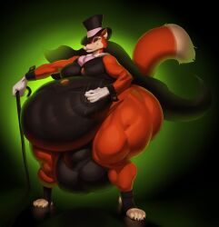 "honest"_john_foulfellow 2022 absurd_res anthro ascot ass balls belly belly_slapping big_ass big_balls big_belly big_bulge big_butt black_clothing bulge cane canid canine cape claws clothed clothing disney fangs fox front_view fur genitals gigantic_ass green_eyes half-closed_eyes hand_on_stomach hat headgear headwear hi_res holding_cane holding_object huge_ass huge_balls huge_bulge hyper hyper_balls hyper_belly hyper_bulge hyper_genitalia justmegabenewell looking_at_viewer male male_only mammal narrowed_eyes obese obese_anthro obese_male open_mouth overweight overweight_anthro overweight_male pinocchio raised_tail smile smiling_at_viewer solo standing teeth thick_thighs toe_claws tongue top_hat wide_hips